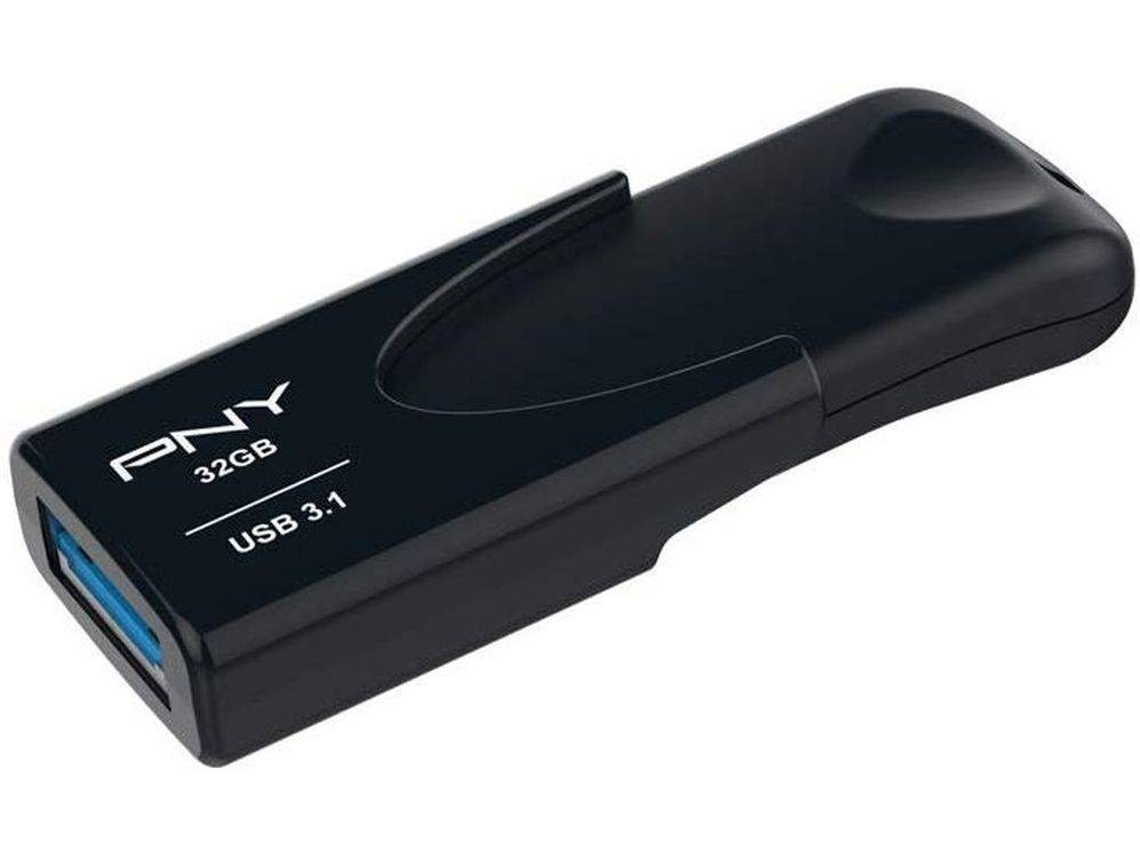 Pen USB PNY Attaché (Outlet Caixa Aberta - 32 GB - USB 3.1 - Preto)