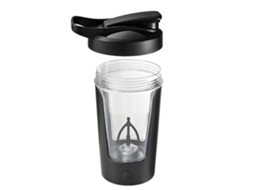 Taza Autoagitadora 450ml De Plástico De Calidad Alimentaria Estable Para Hogar, Café Y Oficina, Negro