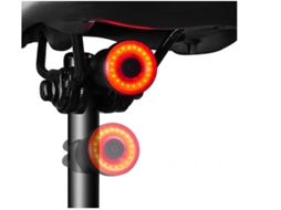 Luz Traseira Bicicleta Inteligente Freio Auto Ipx8 Preta Yizhood