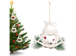 Decorações De Natal Laxiscreed Com Árvore, Anjos, Rena E Acessórios Para Diy Natal