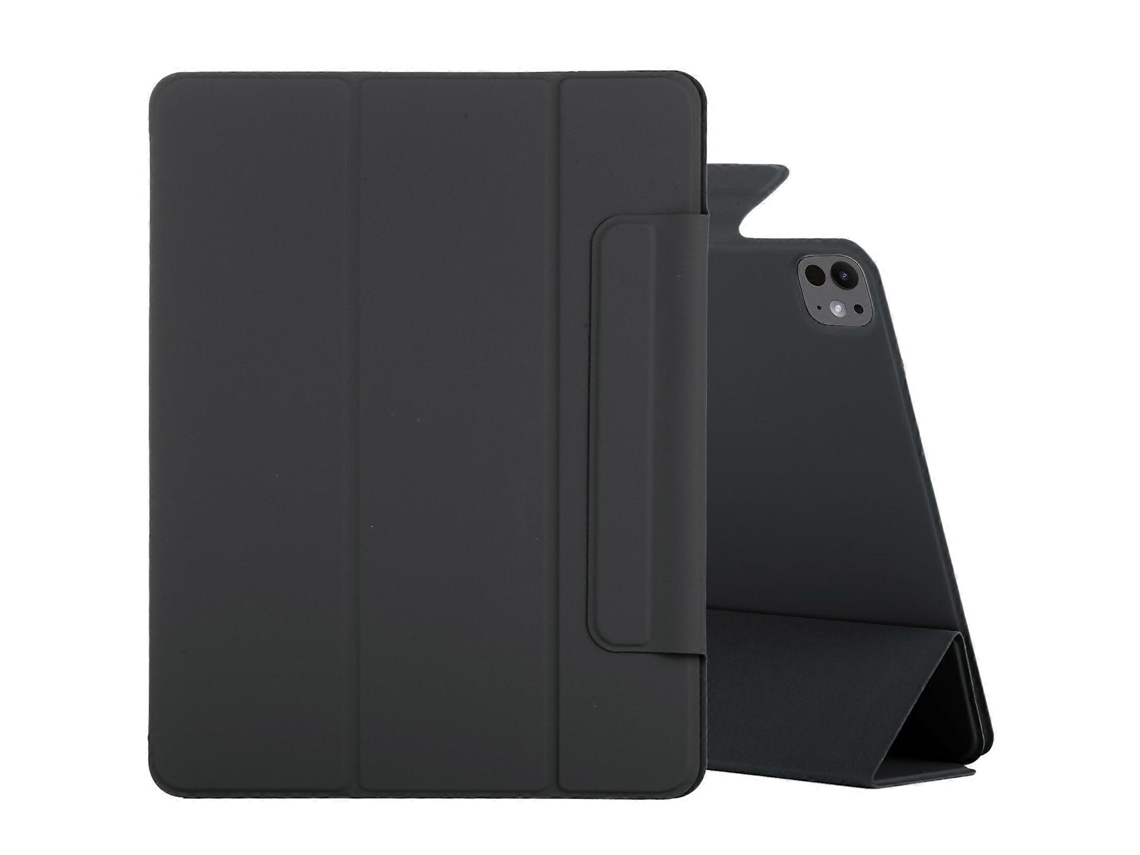 Capa inteligente para tablet em couro sintético Webake com fivela fixa e clipe duplo