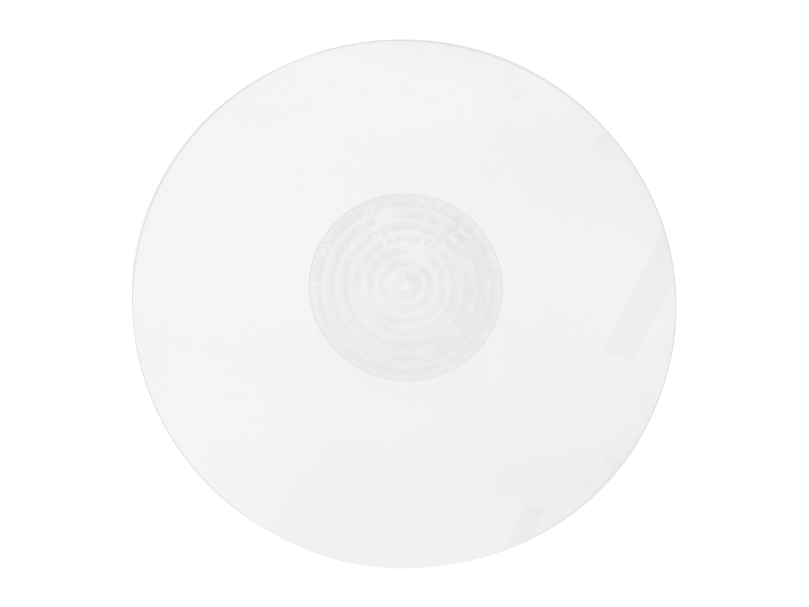 Alfombrilha acrílica antiestática para tocadiscos de vinil de 12 polegadas, melhora a qualidade do som | LOGITECH