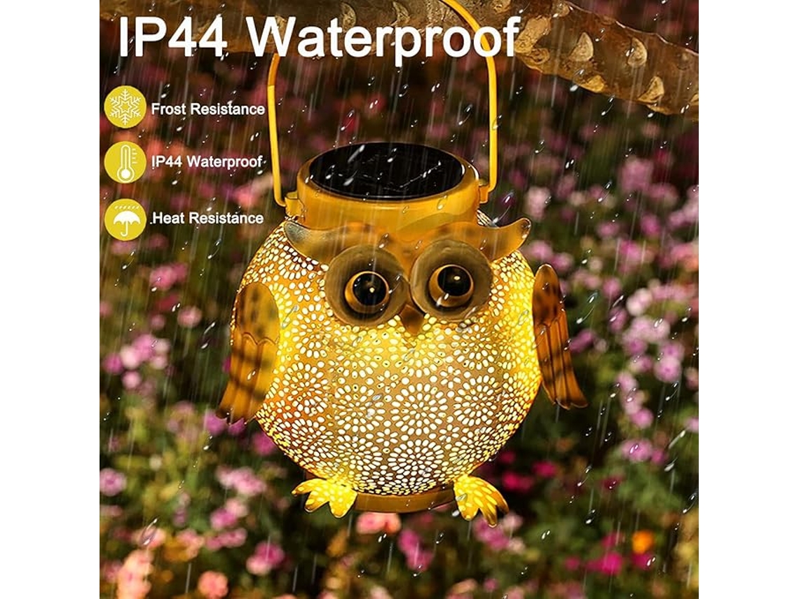 Lanterna Solar Externa Led Suspensa À Prova Dágua Para Jardim Ip44 Luz Solar Para Decoração De Paisagem SUNNY SPACES