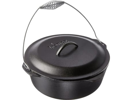 Cocotte - Lodge - 8,52 L - Ferro fundido - Pré-condicionado - Compatível com todos os tipos de lareiras