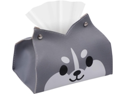 Porta Lenços Em Formato De Cachorro Com Desenho Animado, Quadrado E Com Cinto Na Parte Inferior Couro Pu Aquaforge