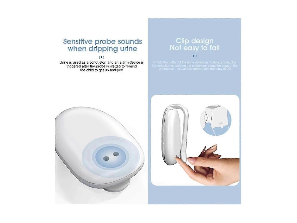 Alarme De Xixi Sem Fio Com Receptor Clip-on Transmissor De Enurese Dispositivo De Lembrete De Enurese Fo