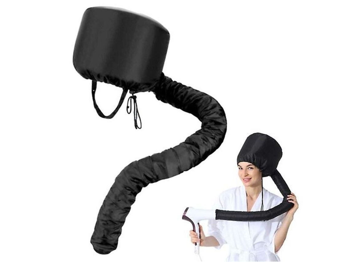 Fasst gorro Secador de Cabelo Preto Secagem Rápida e Suave Adequado para a Maioria Dos Secadores de Cabelo do Mercado CUIDADOS