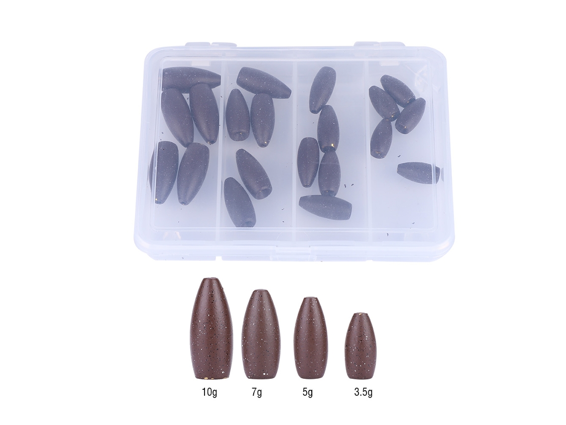 Conjunto De Chumbadas De Cobre Para Pesca 20pcs