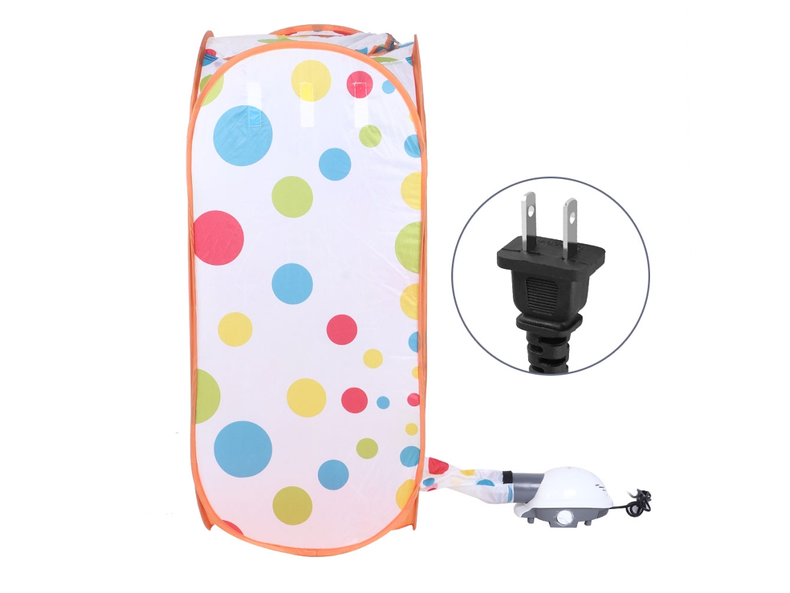 Secadora De Roupa Compacta Laxiscreed, Portátil E Plegável, Com Padrão Floral, 110v, Perfeita Para Uso Doméstico