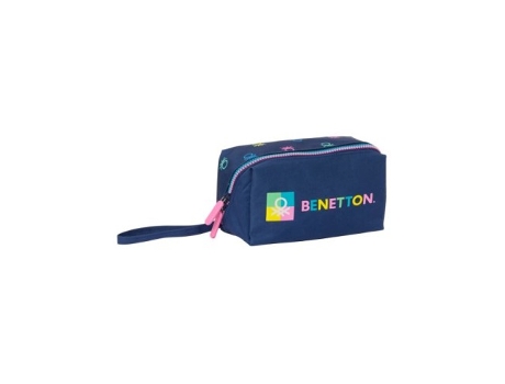 Benetton Cool Estojo Quadrado Grande 22x1x1cm Safta