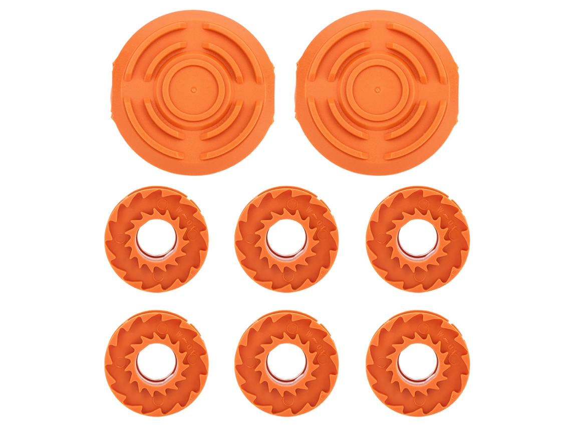 Primerox fio de Roçadeira para Worx Wa0010 Spool Acessório Cortador Grama Jardim Ferramenta