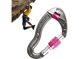 Mosquetão de escalada de alto desempenho, com clipes em liga de alumínio.
