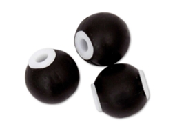 Miçangas Ptfe Pulla Stop Preto 3.50 Mmbrowning