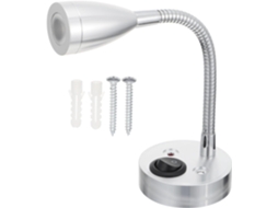 Luminária De Leitura Led Genérica 3w Para Camping Iates, Com Iluminação Ajustável Em Alumínio E Ferro, Ideal Para