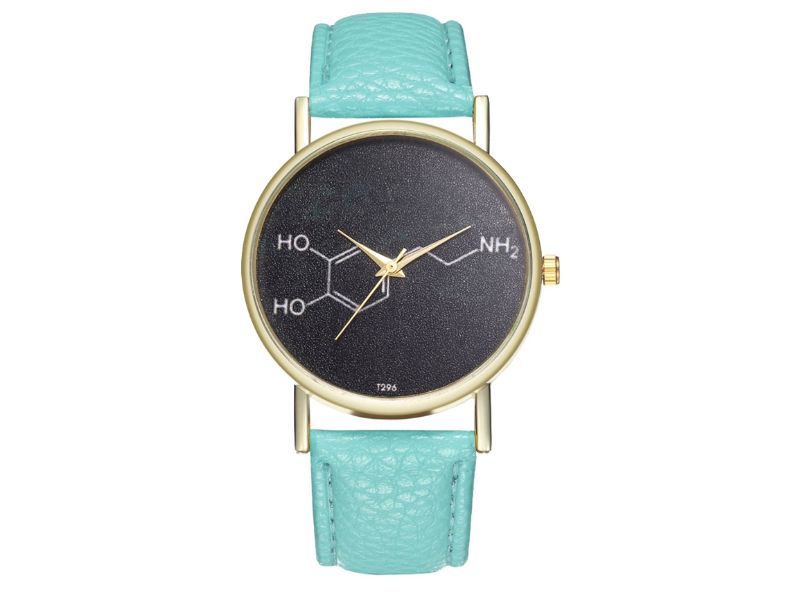Reloj De Dama Zhoulianfa T296-a De Cuero Quartz Para Negocios Color Menta