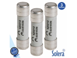 Fusível Cerâmica 10x38 10a 500v 3x Solera