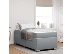 Vidaxl Estrutura Da Cama Cinzento-claro 100 X 200 Cm Tecido