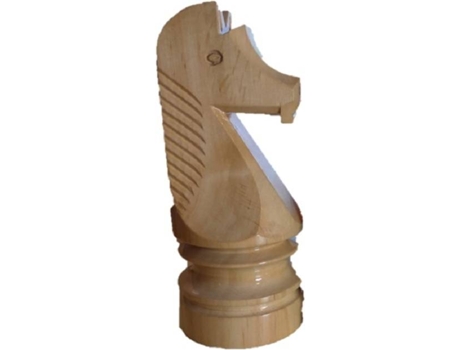 Peça de Xadrez Gigante LOJA X Cavalo (Idade Mínima: 5 Anos - 25.5 x 7.5 cm - Branco)