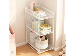 Prateleira De Metal Resistente Alomejor, Elegante E Funcional, Para Uso No Quarto E Banheiro Branca
