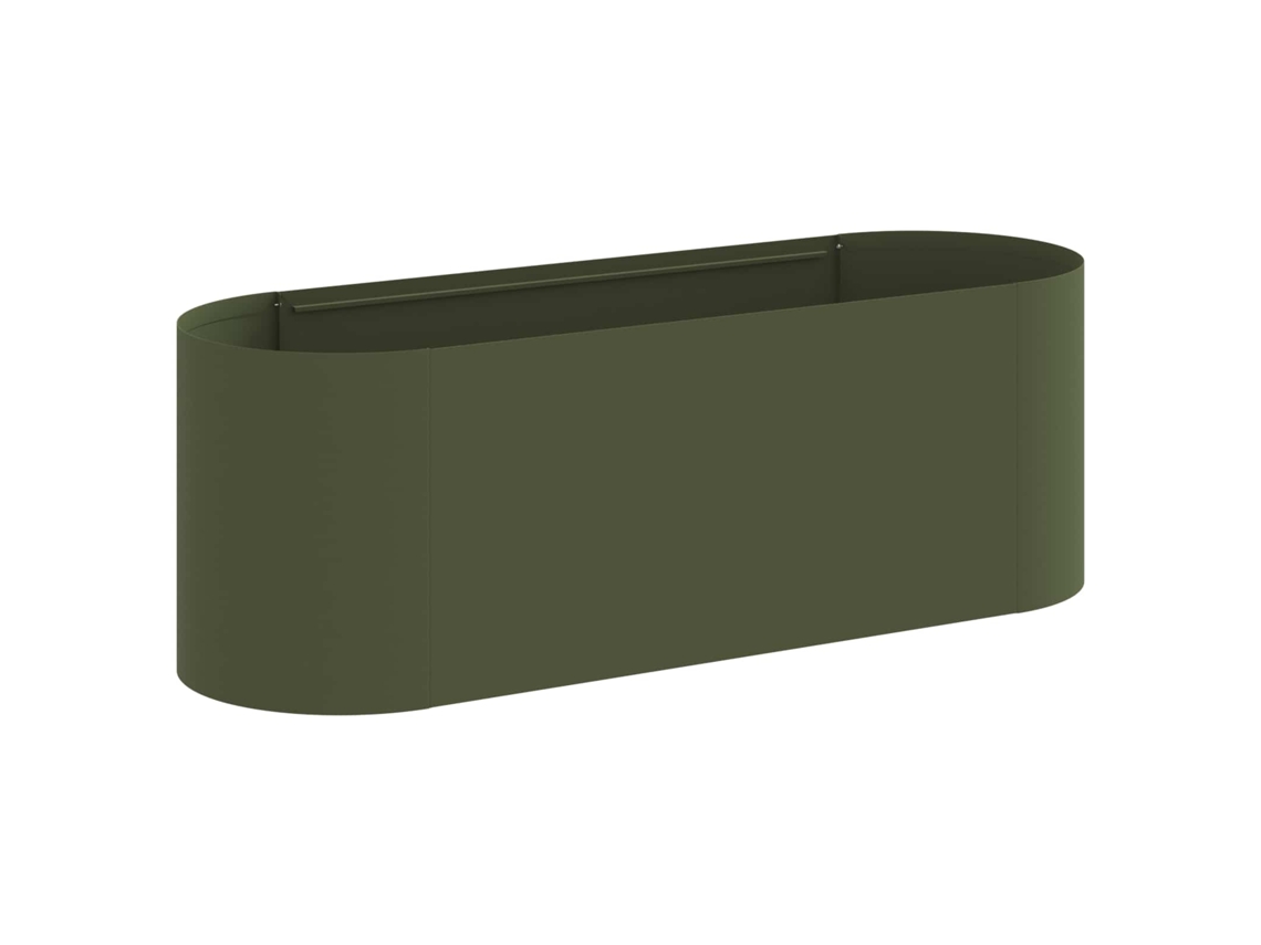 Vidaxl Cama De Jardim Elevada Verde-azeitona 120 X 40 X 40 Cm