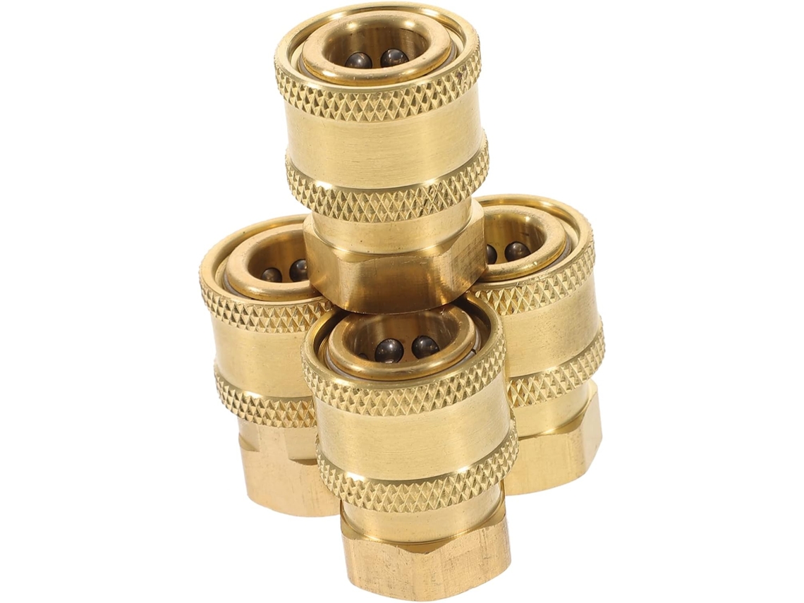 Conjunto De 4 Conectores Mangueira 1/4 Polegada Com Conexão Rápida,