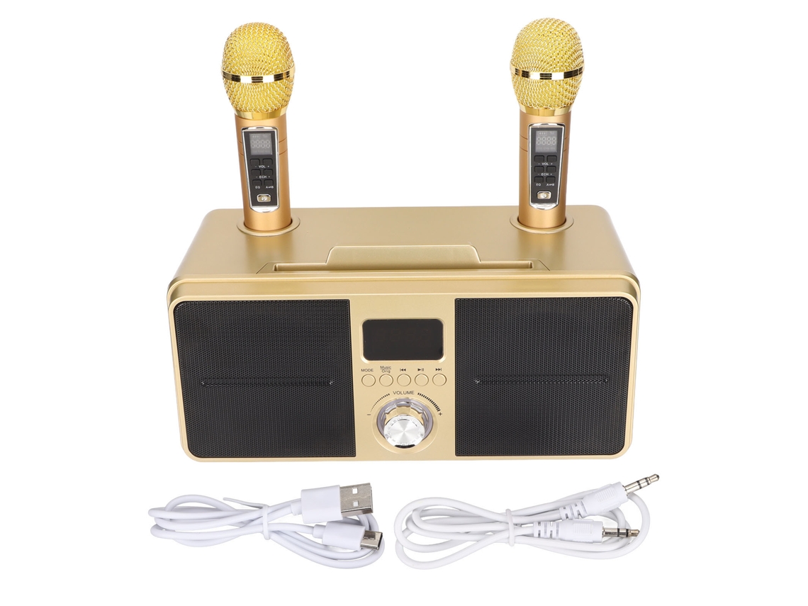Microfone Sem Fio Ktv Casa Alto falante Bluetooth LAXISCREED