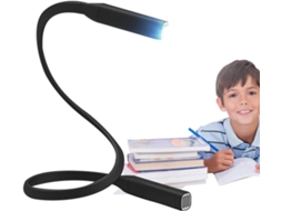 Luminária De Leitura Pescoço Flexível E Recarregável Com 3