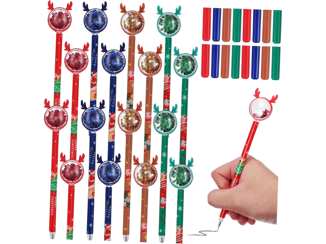 Conjunto De 36 Canetas Em Gel Coloridas Toyandona Com Tampas Formato