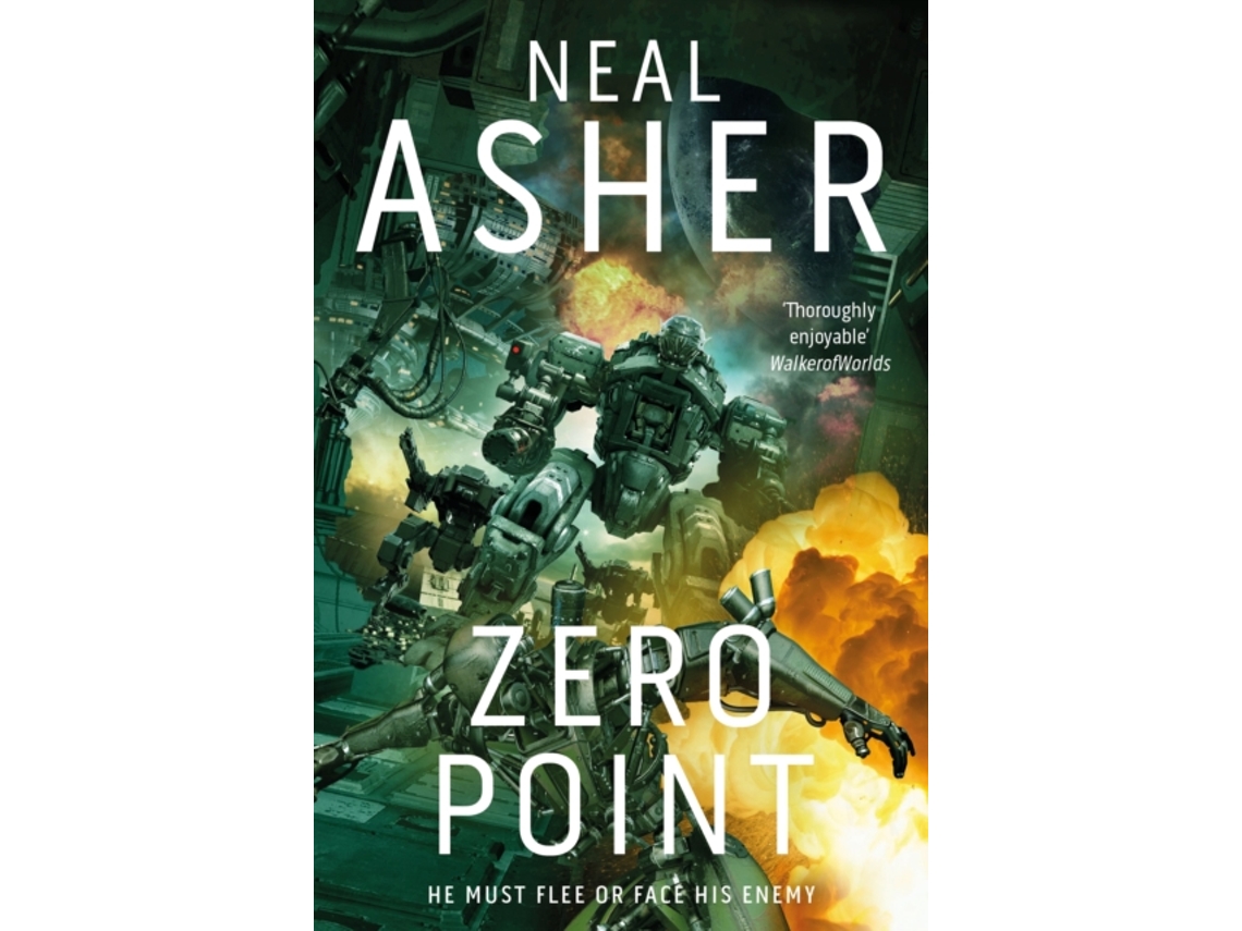 Livro Zero Point de Neal Asher (Inglês)