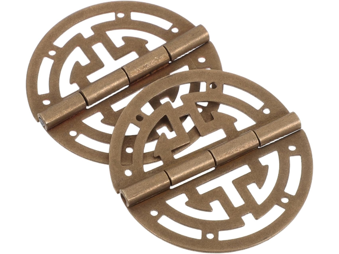 Dobradiças Para Caixa De Joias Vicasky, 2 Peças, Com Funcionamento Perfeito, Latão Antigo E Encaixe Universal, Elegante