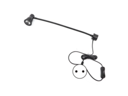 Lâmpada de trabalho Led 7w com gola de ganso flexível e base magnética para máquinas de costura 110 220v | S/MARCA