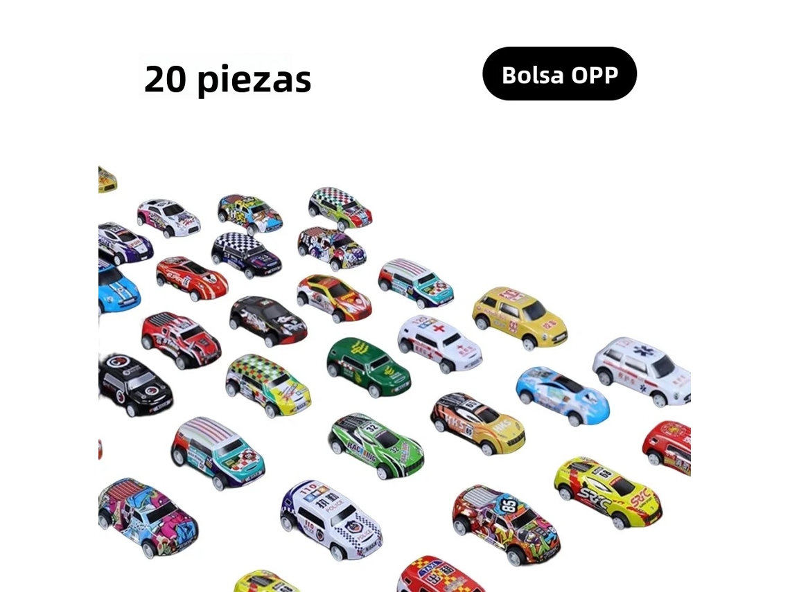 (20 Peças) Carrinhos De Brinquedo Em Liga De Cobre, Planadores De Fricção Inercial Para Crianças