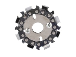 Disco De Esmeril De Cadena Circular 8 Dientes 2.5in Para Corte Y Formado De Madera Con Esmeril Angular