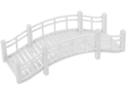 Ponte em Miniatura para Jardim, com Formato de Arco, para Casas de Bonecas e Micro Paisagens. Ponte Decorativa Externa CHABERLU