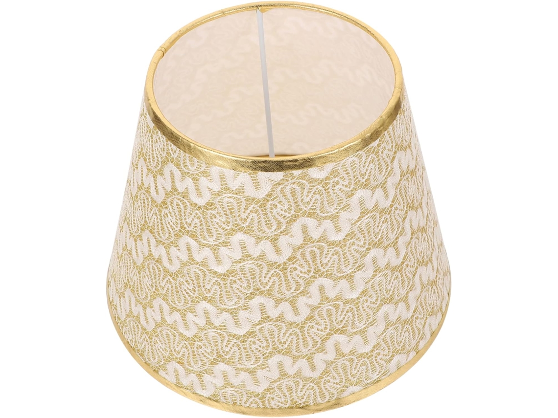 1 Peça - Capa De Tecido Elegante Para Luminária De Mesa