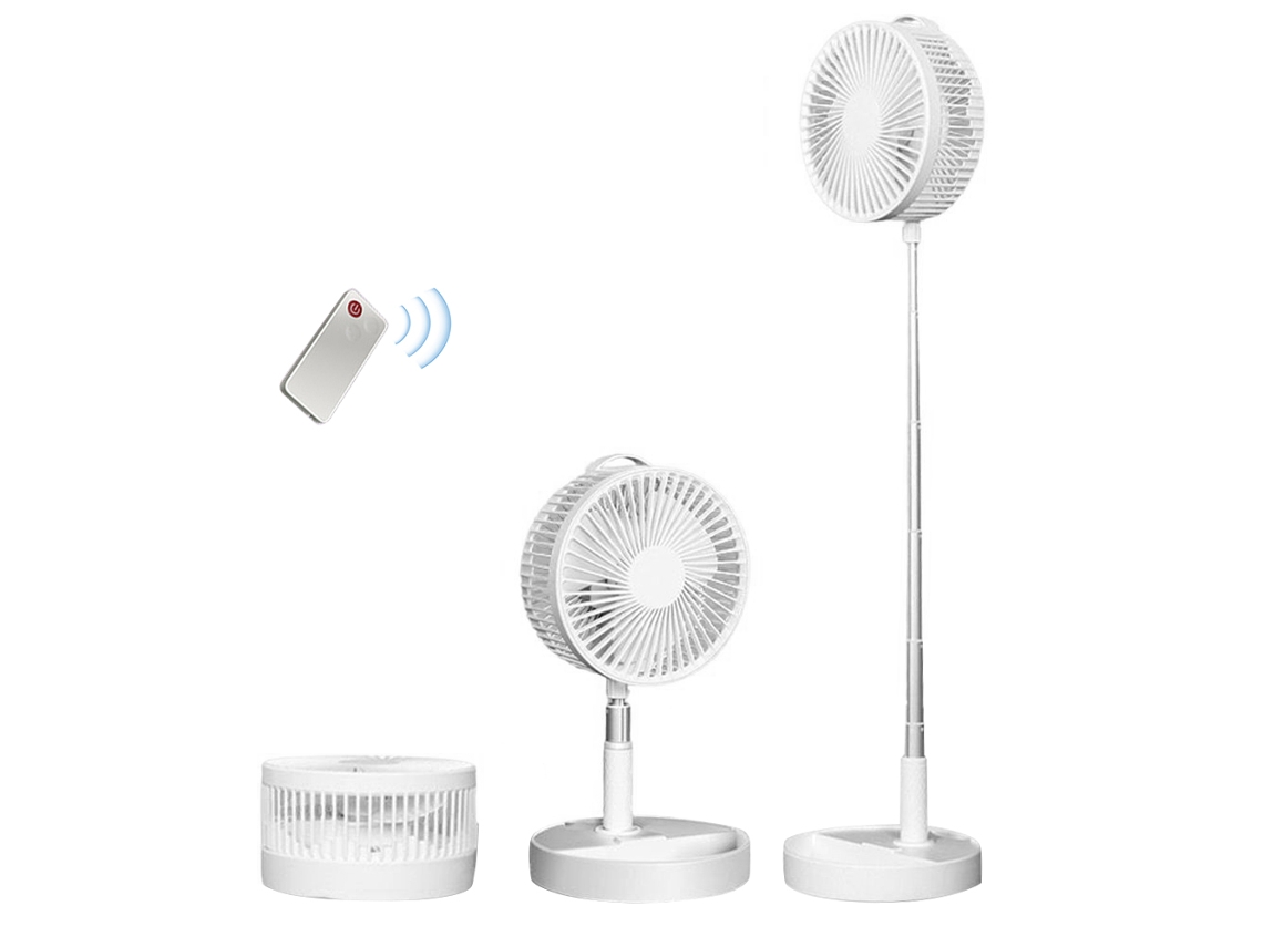 Ventilador Portátil Aoresac P9s Bateria Controle Remoto