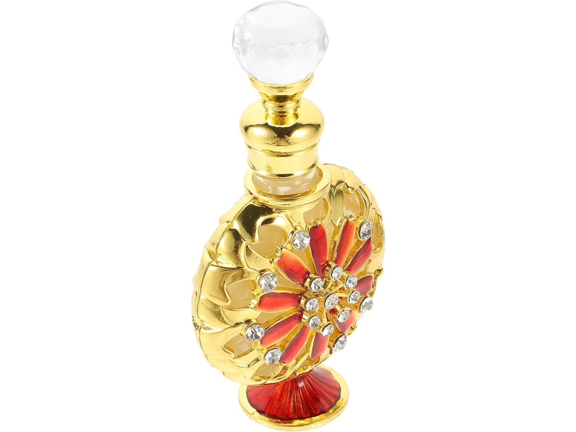 Frasco De Perfume Vintage Vazio Com Dispensador Para Óleos Essenciais, Recarregável Para Viagens.