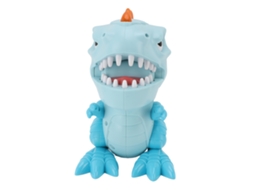 Mali jogo de Dentes de Dinossauro com Efeito Sonoro Brinquedo de Morder Dedo Interativo Azul