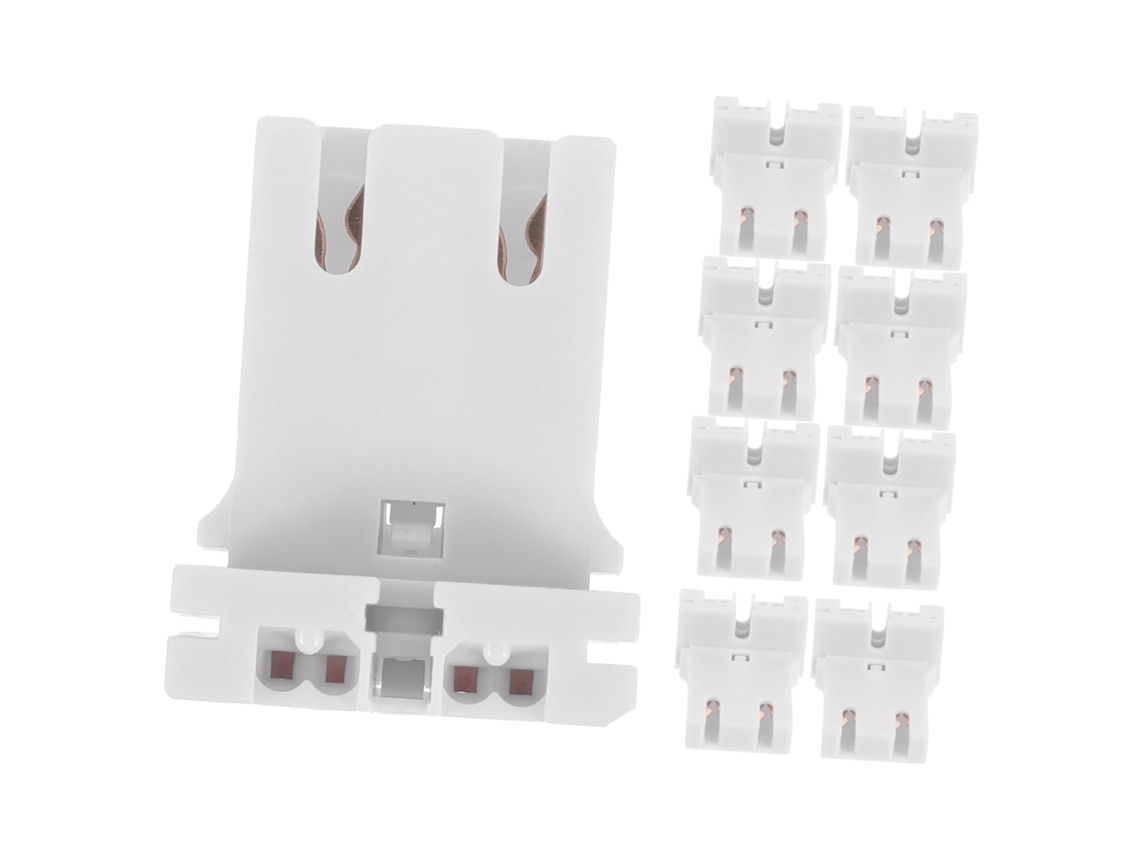 Conjunto De 30 Bases Para Lâmpadas Fluorescentes Resistentes Ao Calor.