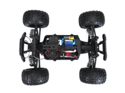 Duas Bateriashbx Haiboxing 2996a Rtr 1/10 2.4g 4wd Brushless Monster Truck 45km/h Led Proporcional Brinquedo MDUG