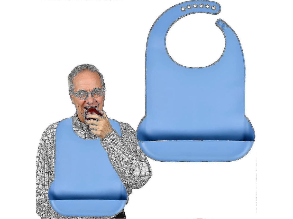 Babadores Para Adultos Kincjon, Babadores De Silicone Para Coletores De Migalhas De Alimentos, Babadores Luxuosos Para Adultos