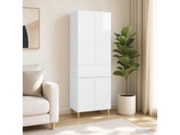 Vidaxl Conjunto De Gabinete 2 Unid. Branco Brilhante