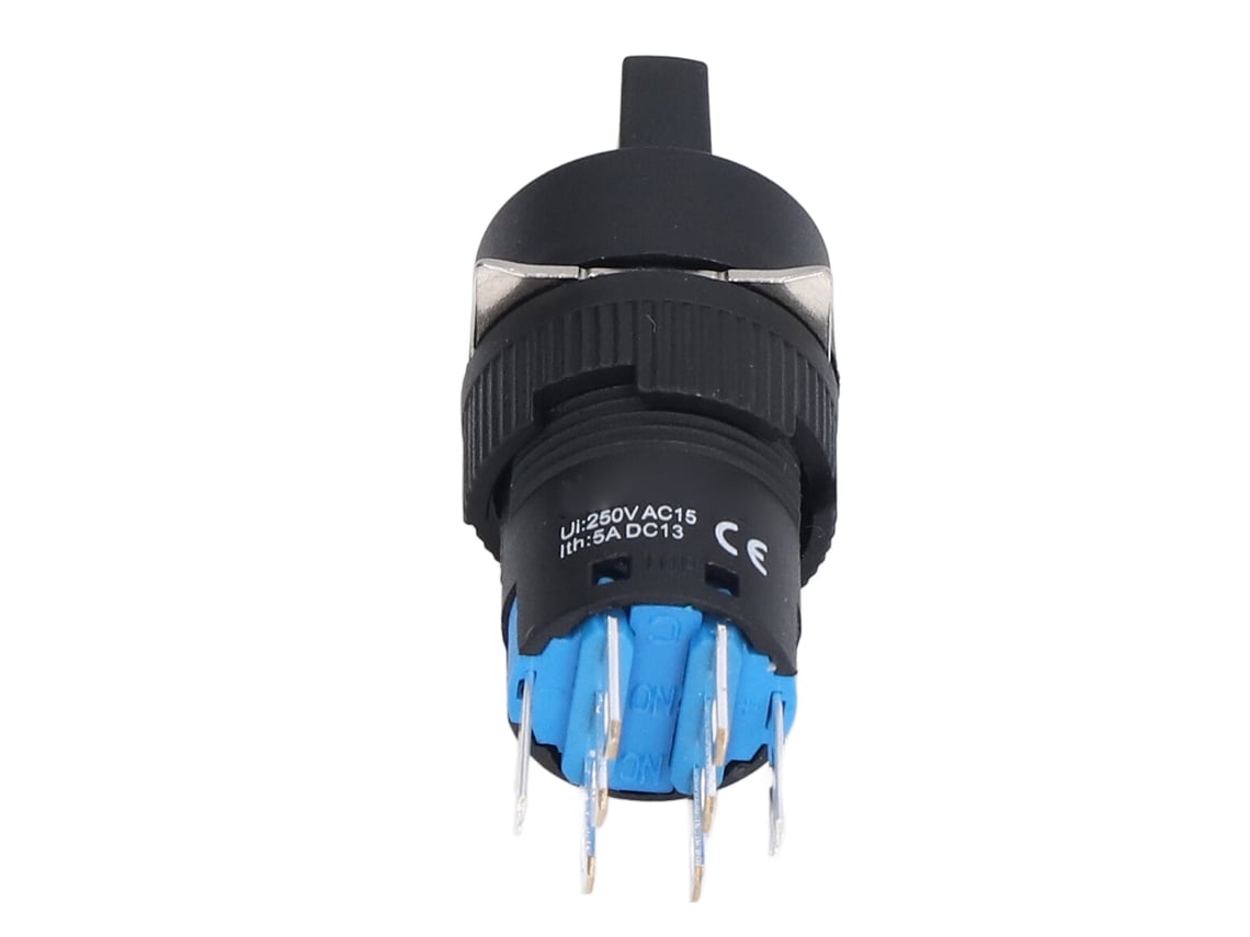 Interruptor de Botão de Três Níveis com Trava Automática e Luz