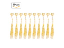 Lure T-tail Soft Bait (simulated Bait For Easy Fishing) 1g/5cm, 10 Pieces Per Pack, Model J