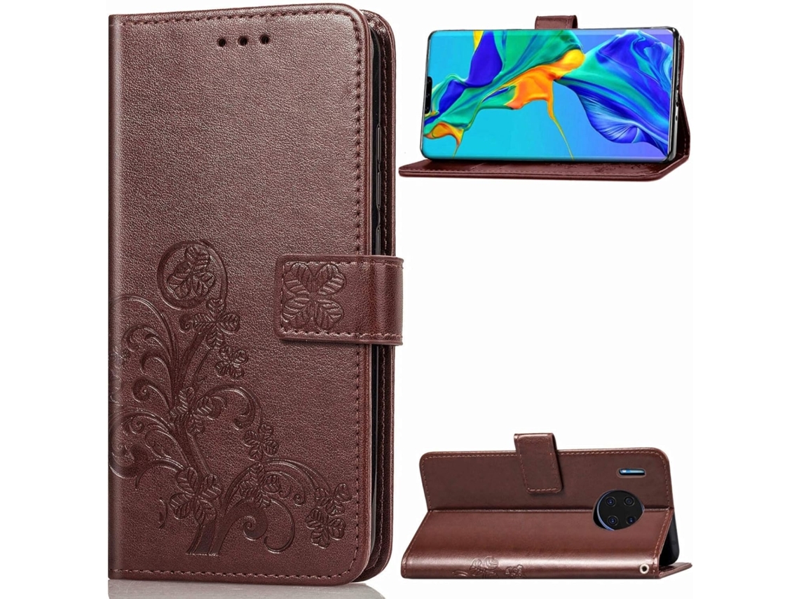 Capa com Cordão Protetora Slot para Huawei Huawei Mate 30 Pro HONGWE. com Porta-Cartões