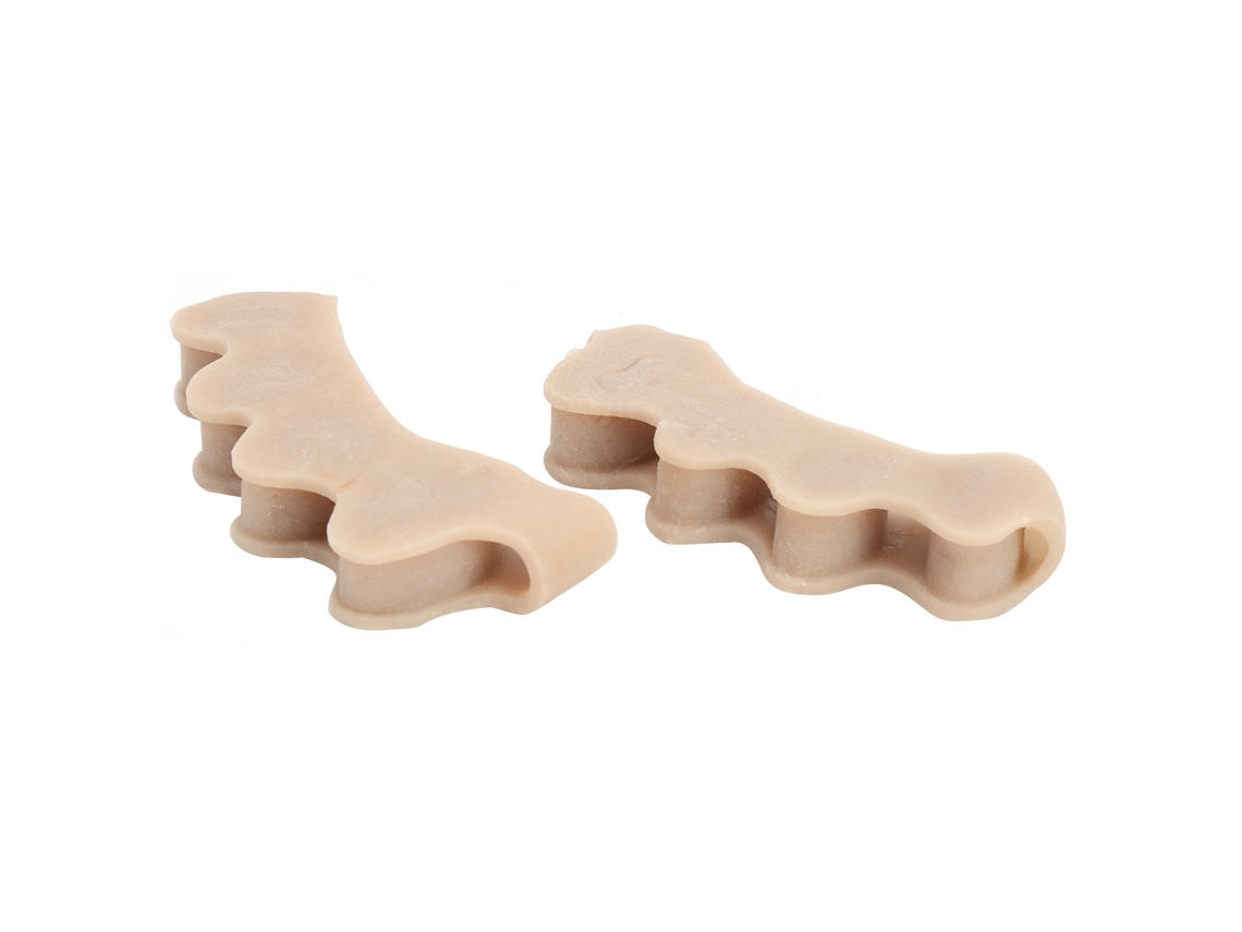 Corretor de Joelho de Hálux Valgus Silicone 2pcs