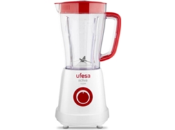 Liquidificador UFESA BS470 Activa (500 W - 1.5 L - Branco e Vermelho)