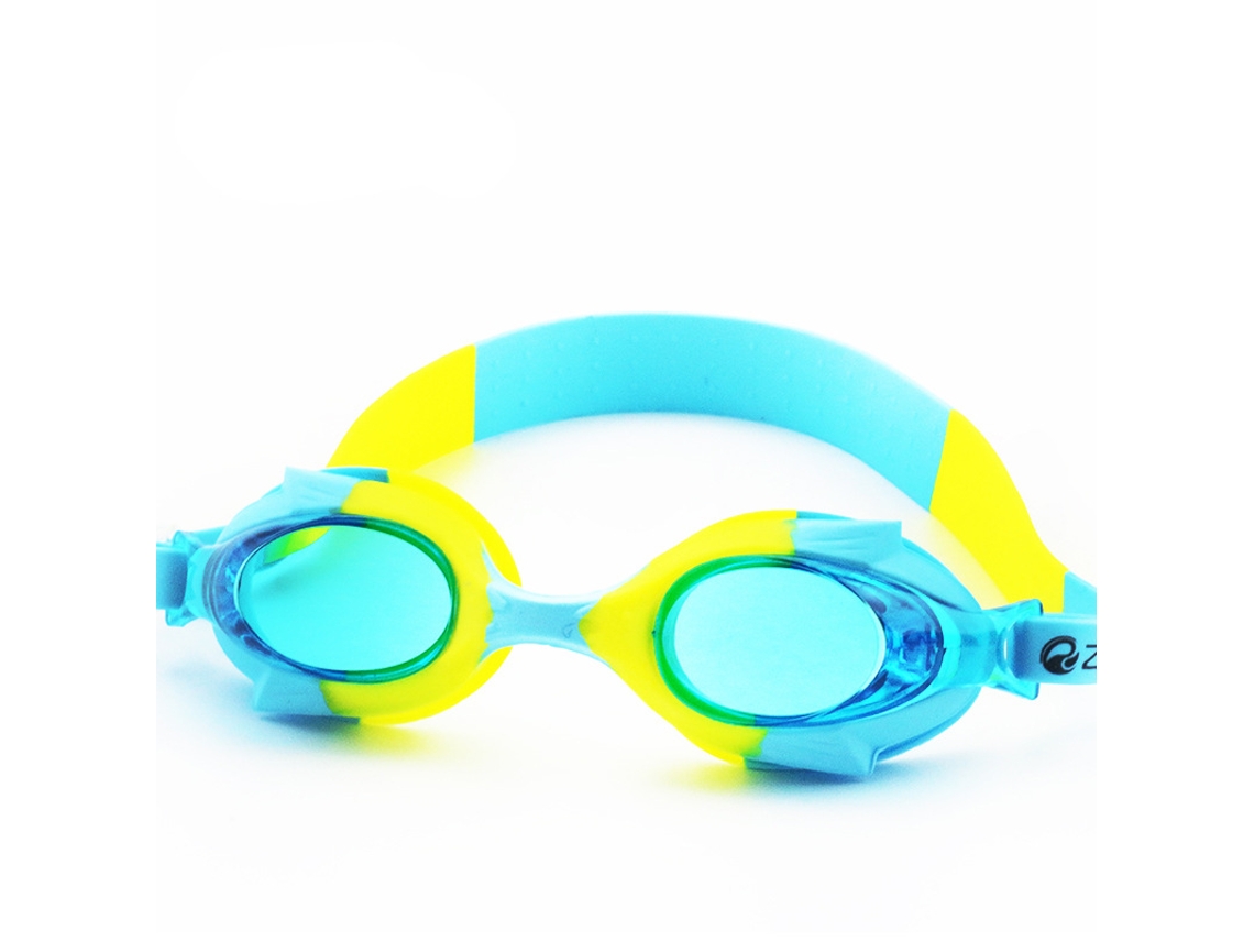 Óculos de Natação AQUAFORGE, infantis, lentes espelhadas coloridas, estojo