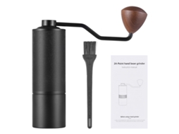 Molinillo de Café Manual com Moela Cônica de Aço Inoxidável, 24 Engrenagens Ajustáveis, Recipiente 25g, Portátil