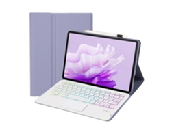 Capa De Couro Ultrafina E Destacável Com Teclado Bluetooth Retroiluminado E Touchpad Para Tablet Huawei Matepad 11.5 S 2024 (ah20-as)